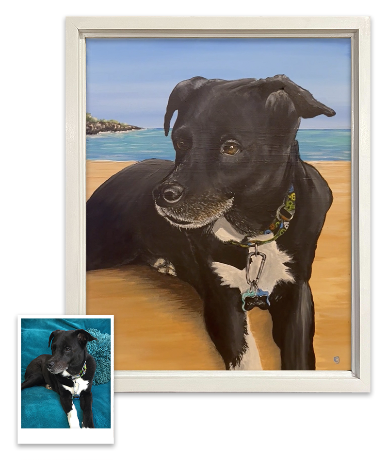 Portfolio | Armani – Custom Hand Painted Pets