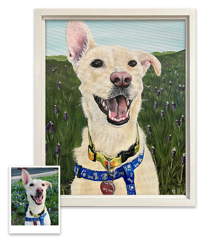 Portfolio | Jellybean – Custom Hand Painted Pets